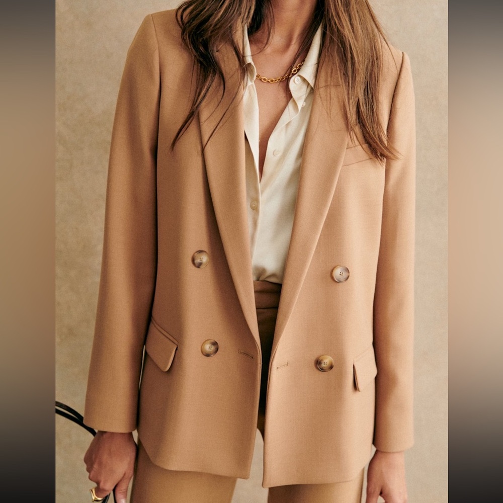 Sézane Christie Camel Blazer - Size 4